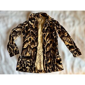 Handmade Vintage Leopard Print Jacket
